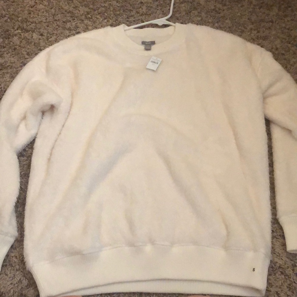 AE Aerie oversized fuzzy sweatshirt